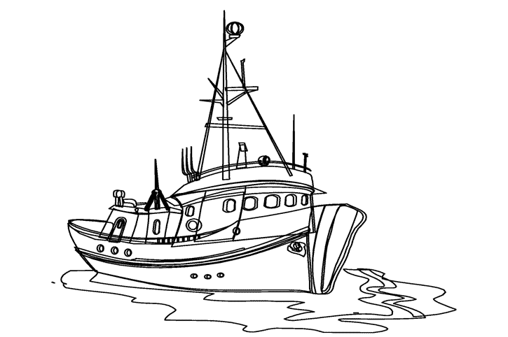 Malvorlage: Boot Schiff (Transport) #137605 - Kostenlose Malvorlagen zum Ausdrucken