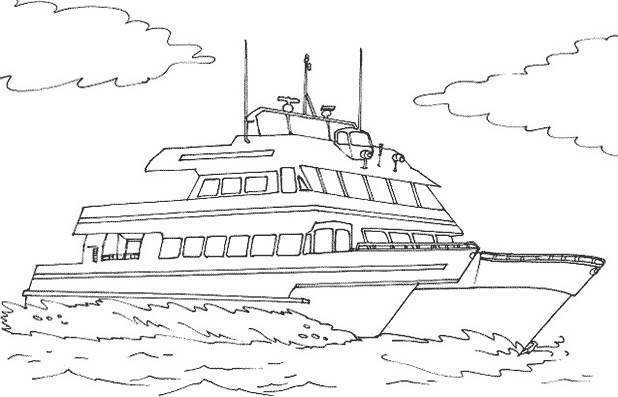 Malvorlage: Boot Schiff (Transport) #137673 - Kostenlose Malvorlagen zum Ausdrucken