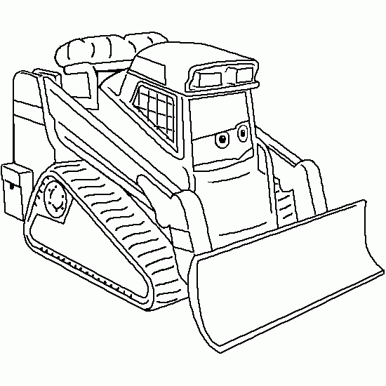 Malvorlage: Bulldozer / mechanischer Bagger (Transport) #141692 - Kostenlose Malvorlagen zum Ausdrucken