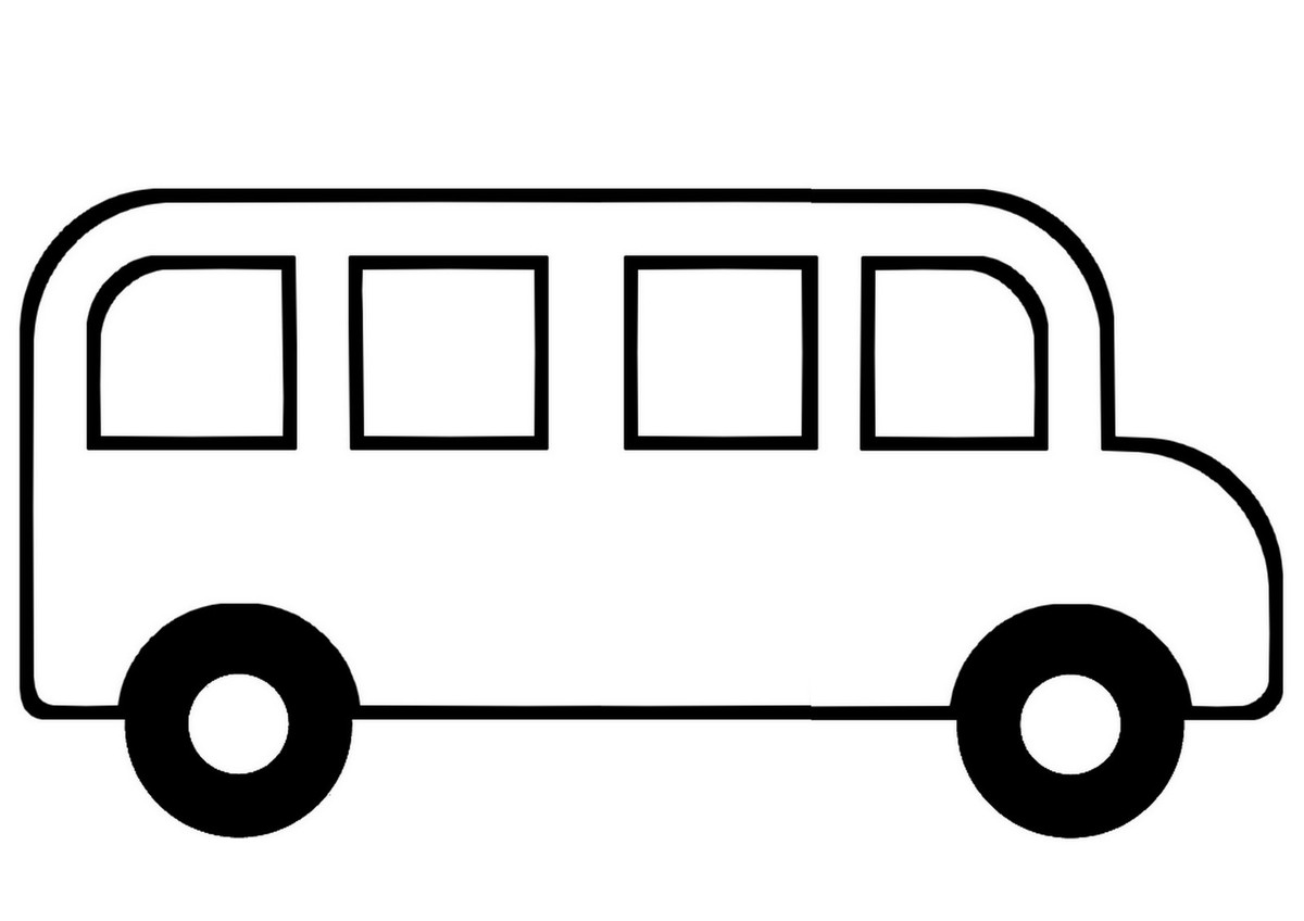Malvorlage: Bus / Reisebus (Transport) #135309 - Kostenlose Malvorlagen zum Ausdrucken