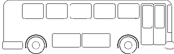 Malvorlage: Bus / Reisebus (Transport) #135354 - Kostenlose Malvorlagen zum Ausdrucken