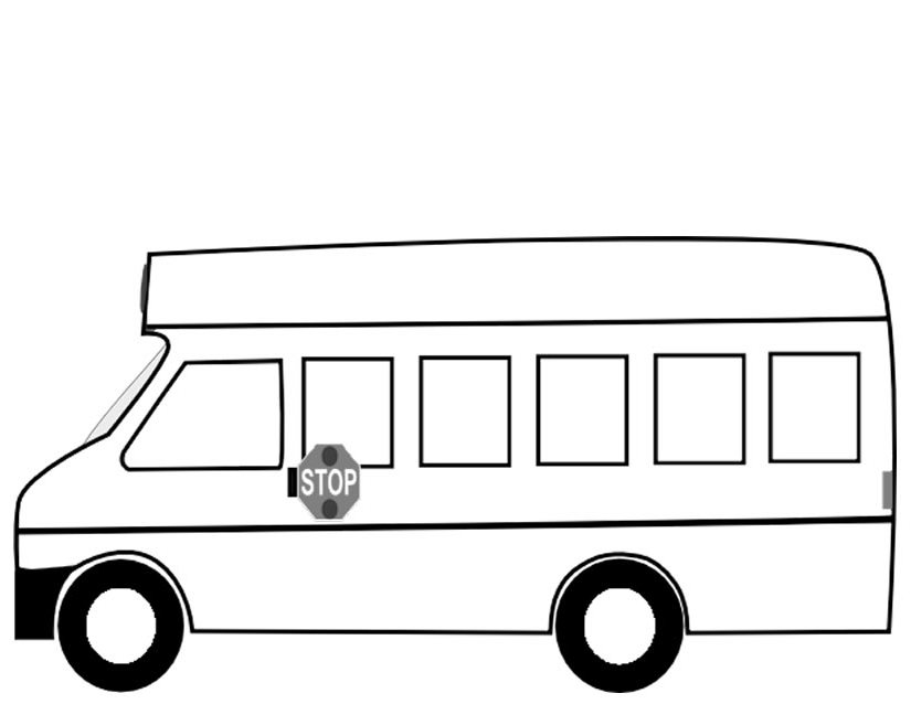 Malvorlage: Bus / Reisebus (Transport) #135363 - Kostenlose Malvorlagen zum Ausdrucken