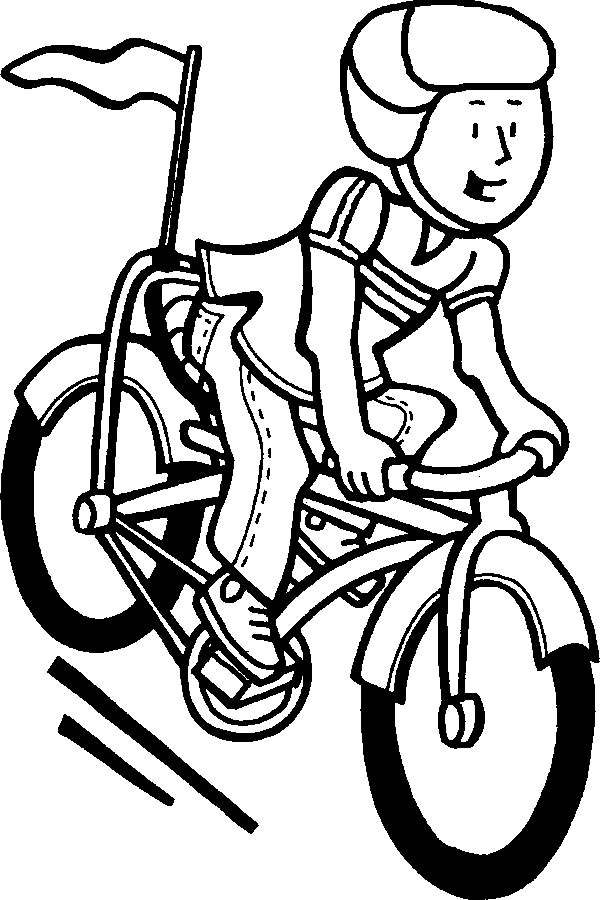 Malvorlage: Fahrrad (Transport) #136942 - Kostenlose Malvorlagen zum Ausdrucken