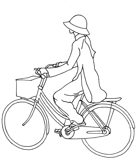 Malvorlage: Fahrrad (Transport) #136945 - Kostenlose Malvorlagen zum Ausdrucken