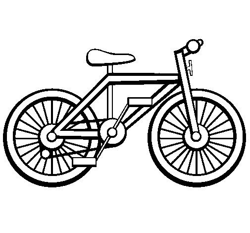 Malvorlage: Fahrrad (Transport) #136951 - Kostenlose Malvorlagen zum Ausdrucken