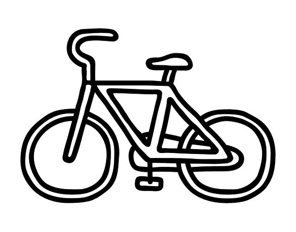 Malvorlage: Fahrrad (Transport) #136953 - Kostenlose Malvorlagen zum Ausdrucken