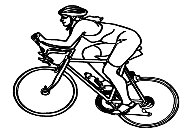 Malvorlage: Fahrrad (Transport) #136955 - Kostenlose Malvorlagen zum Ausdrucken