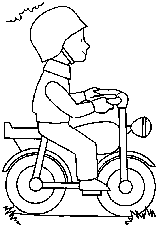 Malvorlage: Fahrrad (Transport) #136969 - Kostenlose Malvorlagen zum Ausdrucken