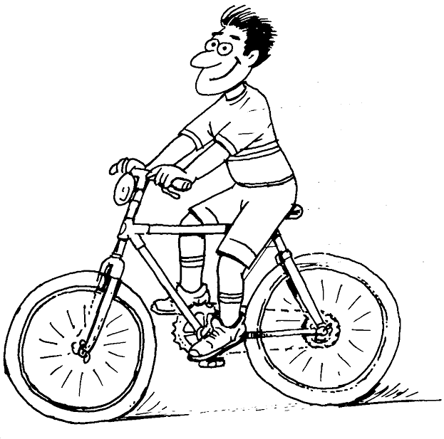 Malvorlage: Fahrrad (Transport) #136975 - Kostenlose Malvorlagen zum Ausdrucken