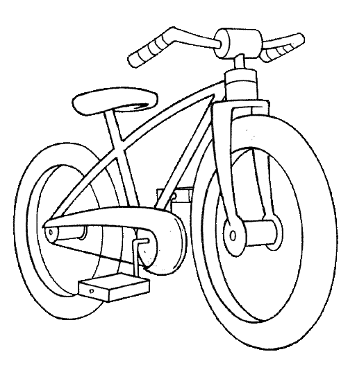 Malvorlage: Fahrrad (Transport) #136982 - Kostenlose Malvorlagen zum Ausdrucken