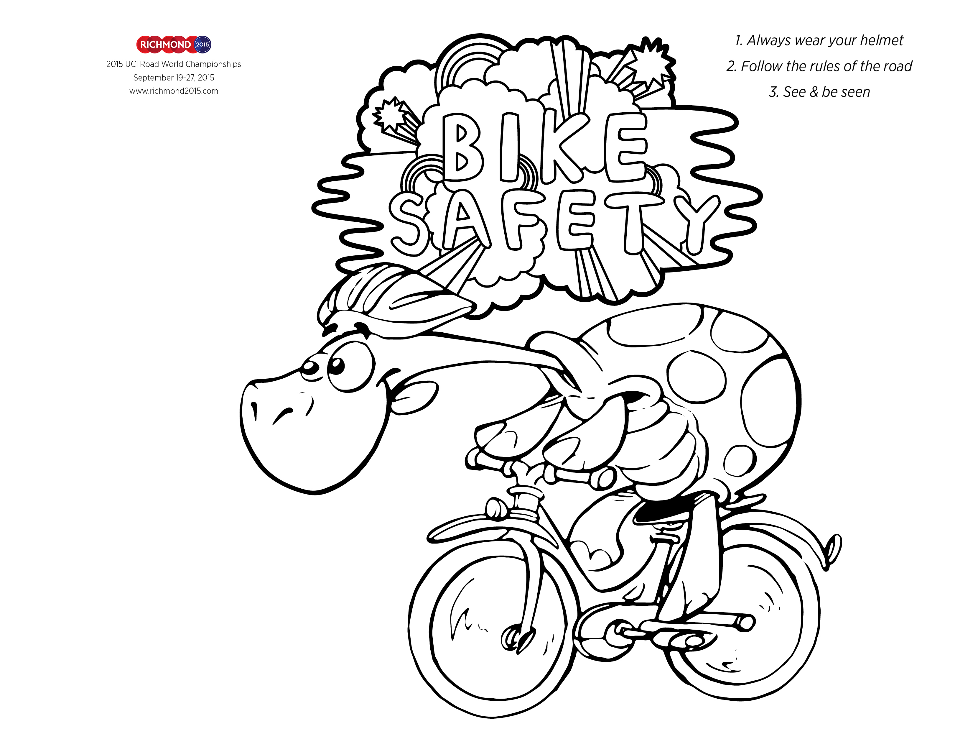 Malvorlage: Fahrrad (Transport) #136989 - Kostenlose Malvorlagen zum Ausdrucken