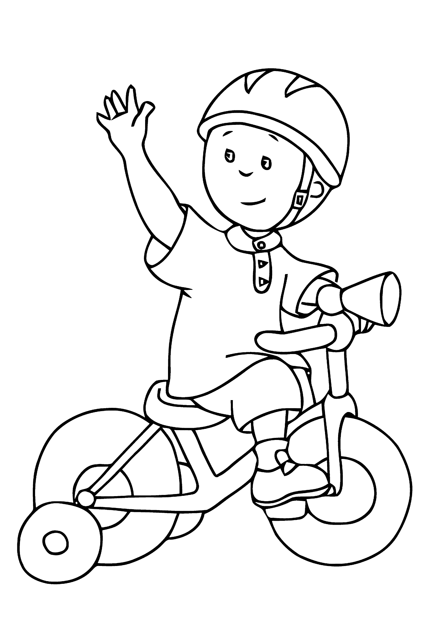 Malvorlage: Fahrrad (Transport) #136993 - Kostenlose Malvorlagen zum Ausdrucken