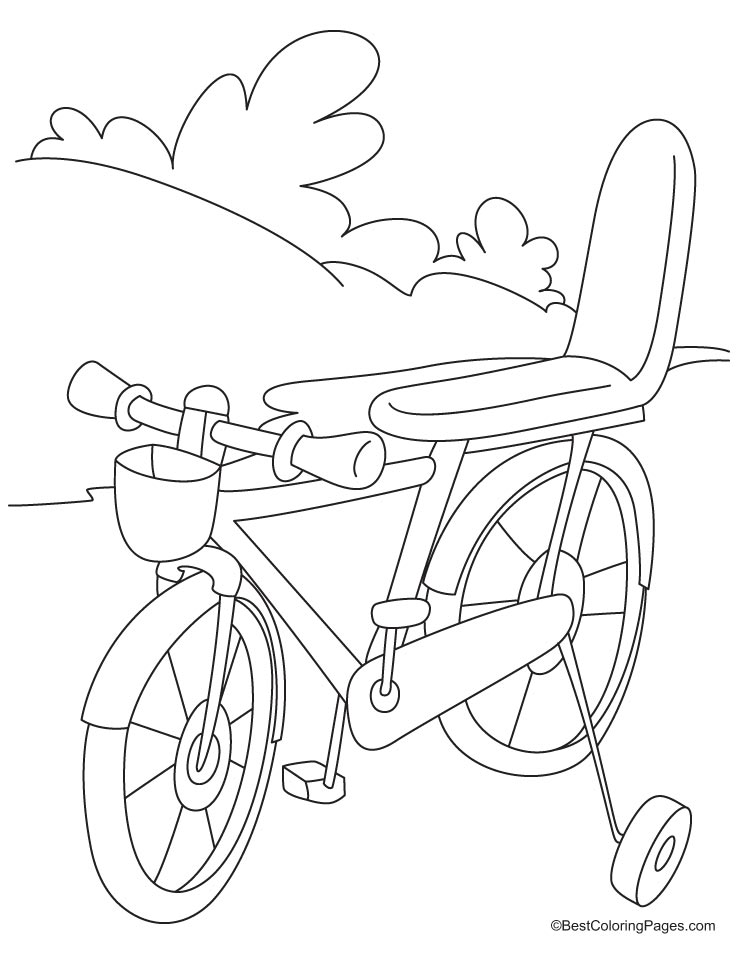 Malvorlage: Fahrrad (Transport) #136995 - Kostenlose Malvorlagen zum Ausdrucken