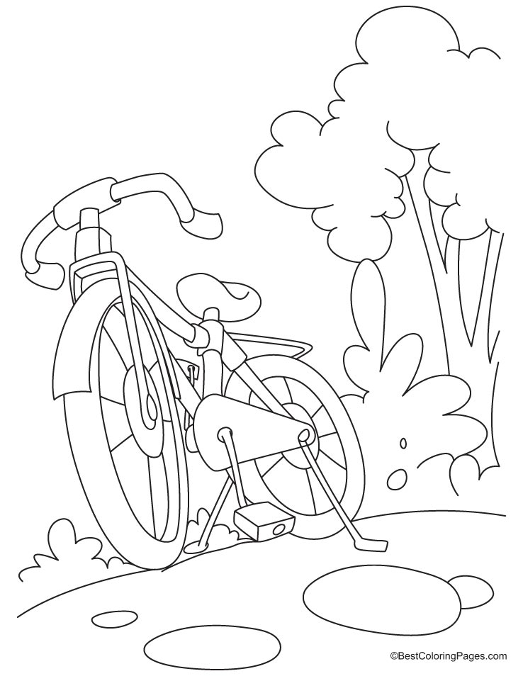 Malvorlage: Fahrrad (Transport) #137028 - Kostenlose Malvorlagen zum Ausdrucken