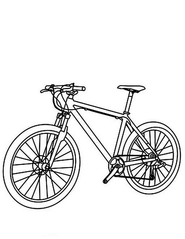 Malvorlage: Fahrrad (Transport) #137095 - Kostenlose Malvorlagen zum Ausdrucken