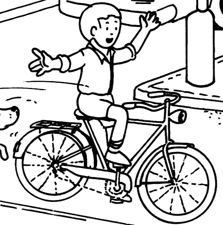 Malvorlage: Fahrrad (Transport) #137184 - Kostenlose Malvorlagen zum Ausdrucken