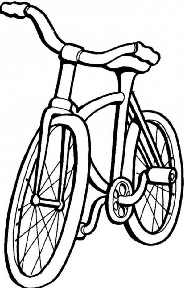 Malvorlage: Fahrrad (Transport) #137188 - Kostenlose Malvorlagen zum Ausdrucken