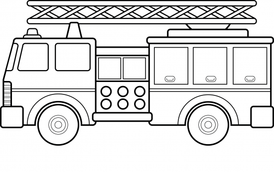 Malvorlage: Feuerwehrauto (Transport) #135778 - Kostenlose Malvorlagen zum Ausdrucken