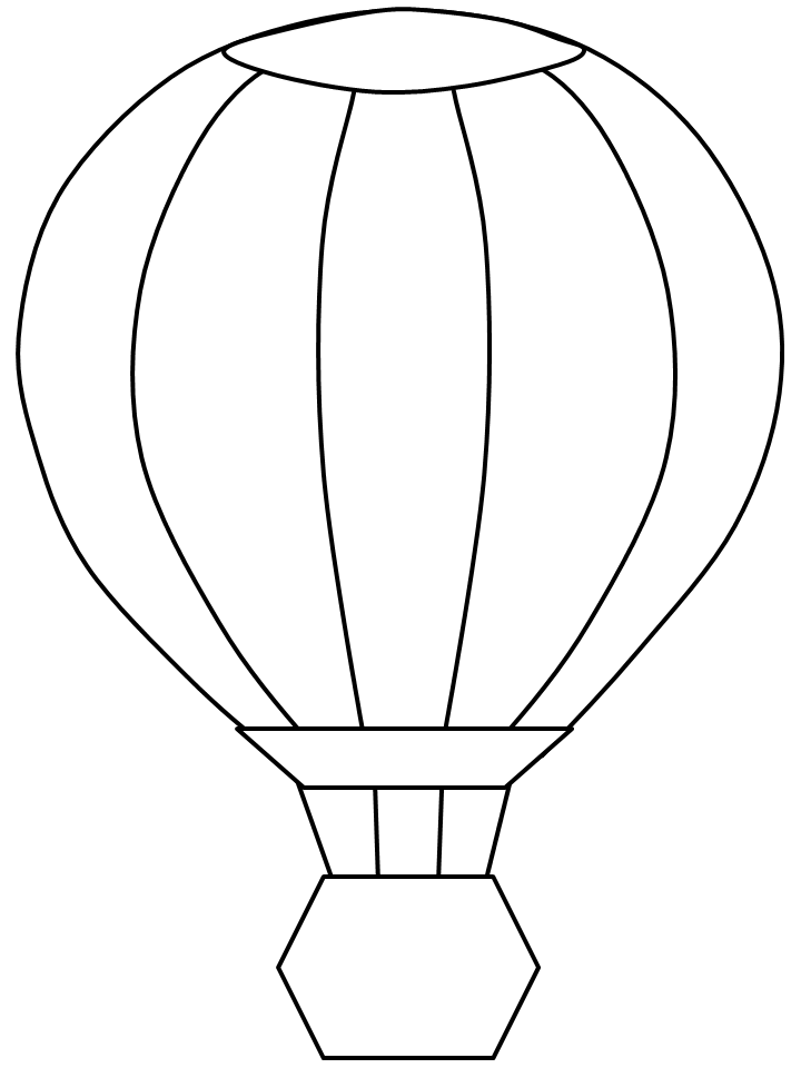 Malvorlage: Heißluftballon (Transport) #134581 - Kostenlose Malvorlagen zum Ausdrucken