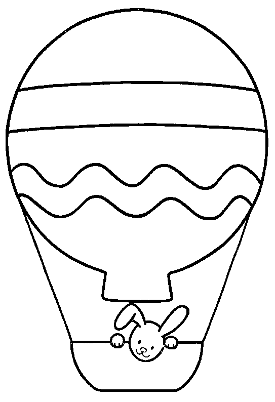 Malvorlage: Heißluftballon (Transport) #134590 - Kostenlose Malvorlagen zum Ausdrucken