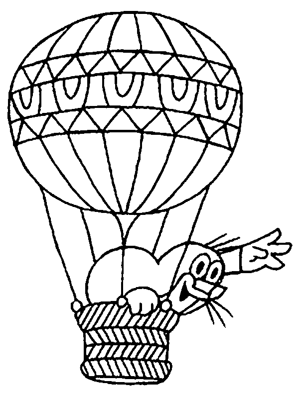 Malvorlage: Heißluftballon (Transport) #134594 - Kostenlose Malvorlagen zum Ausdrucken