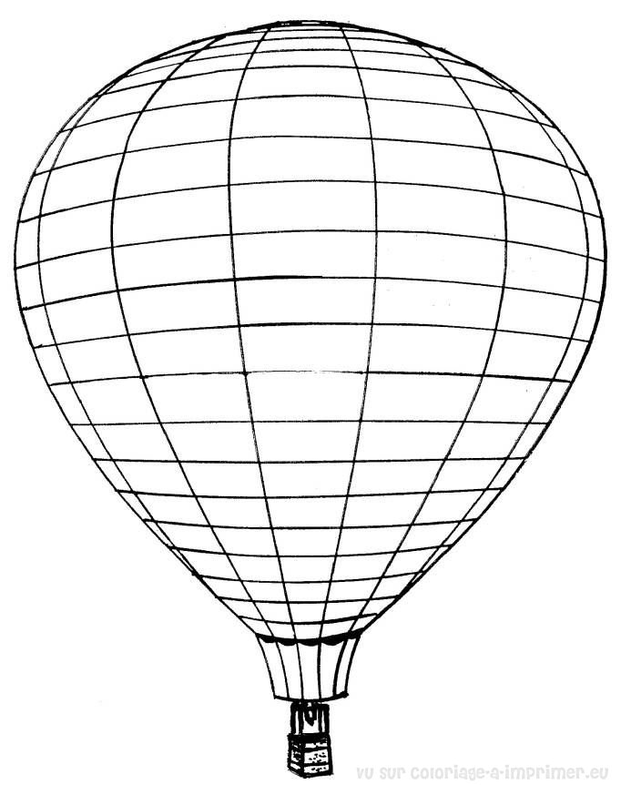 Malvorlage: Heißluftballon (Transport) #134598 - Kostenlose Malvorlagen zum Ausdrucken