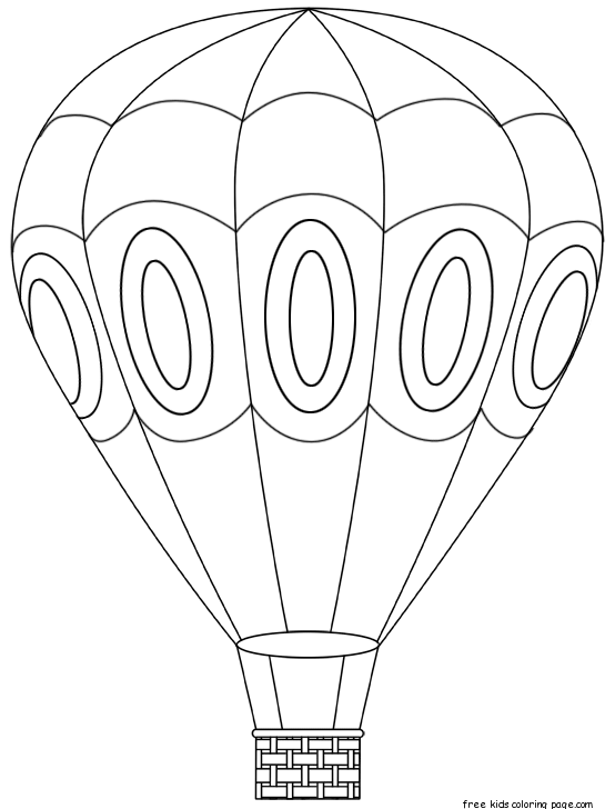Malvorlage: Heißluftballon (Transport) #134599 - Kostenlose Malvorlagen zum Ausdrucken