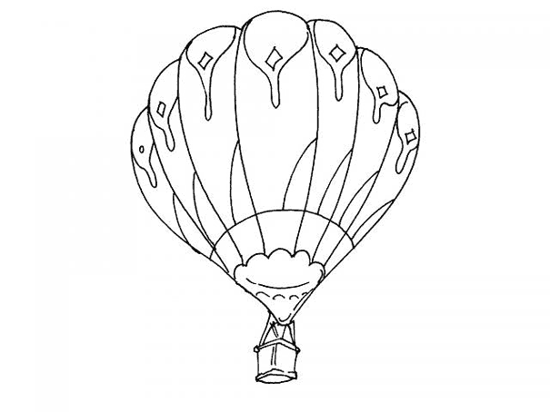 Malvorlage: Heißluftballon (Transport) #134608 - Kostenlose Malvorlagen zum Ausdrucken
