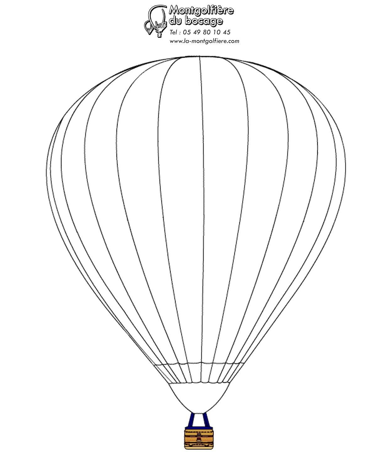Malvorlage: Heißluftballon (Transport) #134618 - Kostenlose Malvorlagen zum Ausdrucken