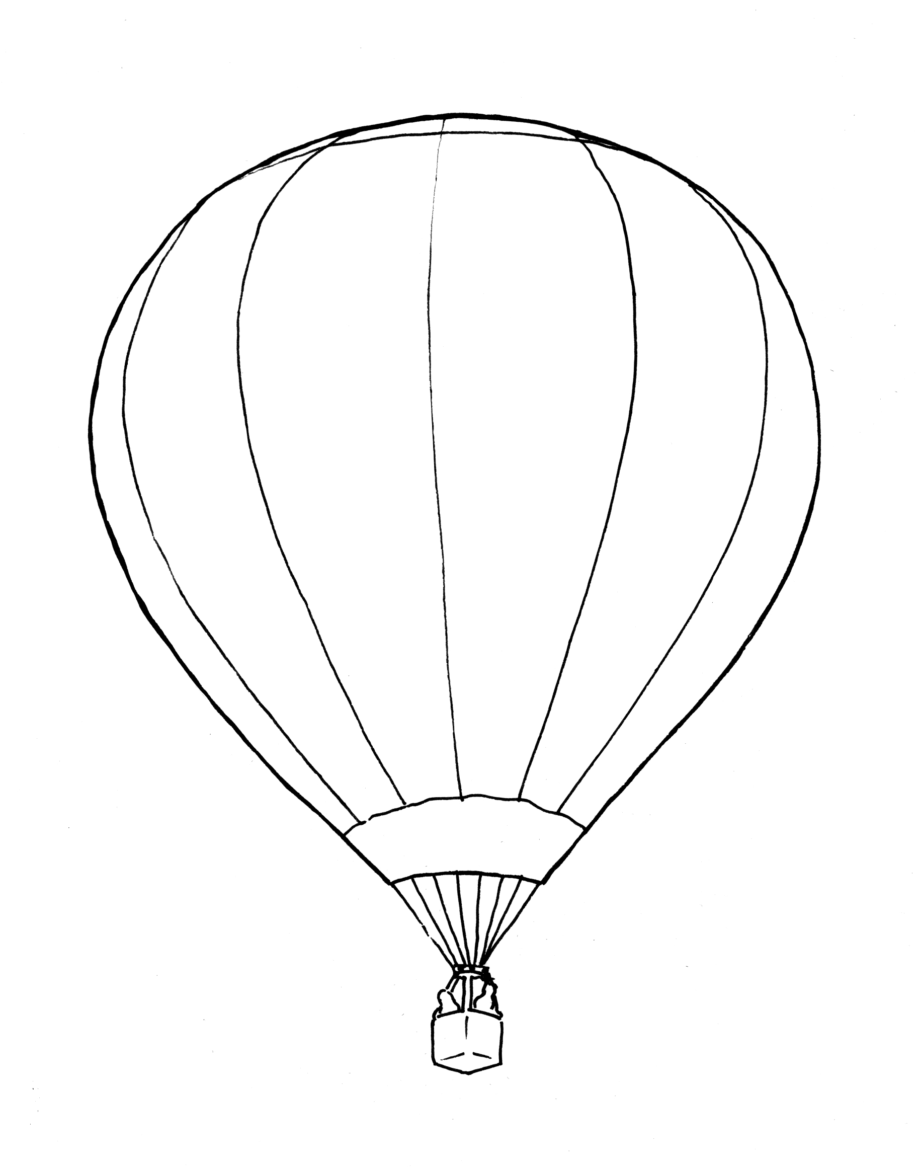 Malvorlage: Heißluftballon (Transport) #134626 - Kostenlose Malvorlagen zum Ausdrucken