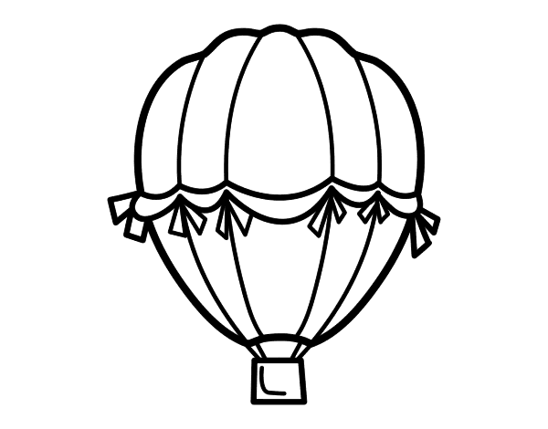 Malvorlage: Heißluftballon (Transport) #134630 - Kostenlose Malvorlagen zum Ausdrucken