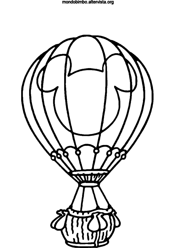 Malvorlage: Heißluftballon (Transport) #134634 - Kostenlose Malvorlagen zum Ausdrucken