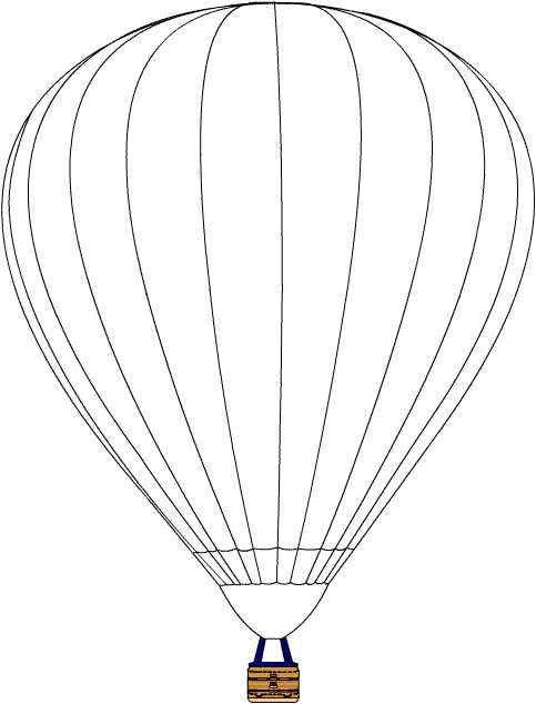 Malvorlage: Heißluftballon (Transport) #134643 - Kostenlose Malvorlagen zum Ausdrucken