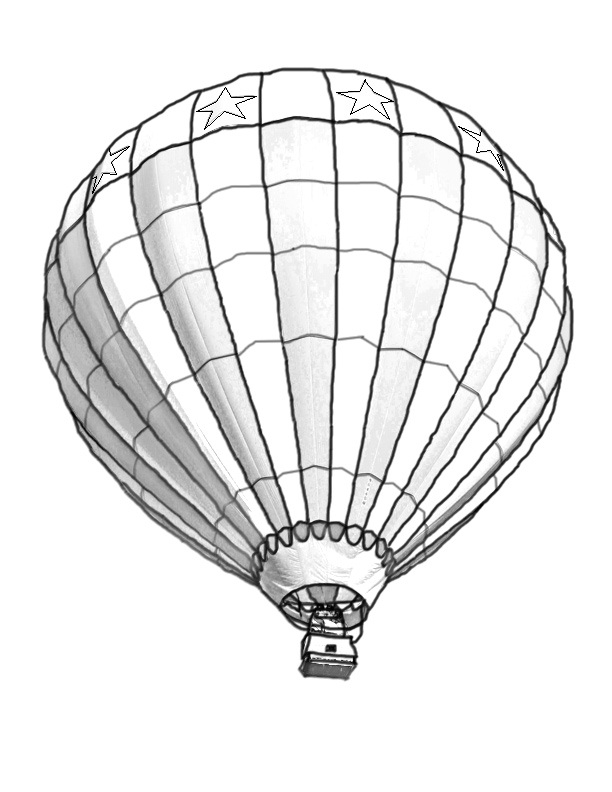 Malvorlage: Heißluftballon (Transport) #134647 - Kostenlose Malvorlagen zum Ausdrucken