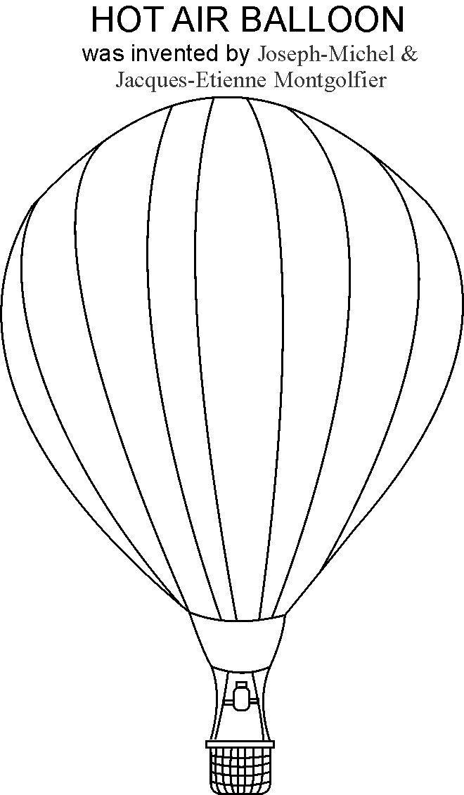 Malvorlage: Heißluftballon (Transport) #134651 - Kostenlose Malvorlagen zum Ausdrucken