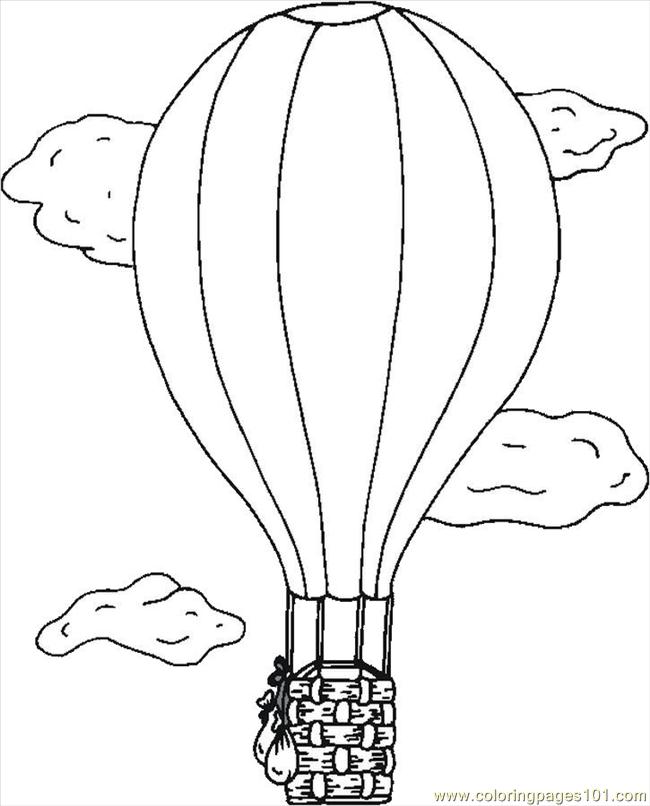 Malvorlage: Heißluftballon (Transport) #134659 - Kostenlose Malvorlagen zum Ausdrucken