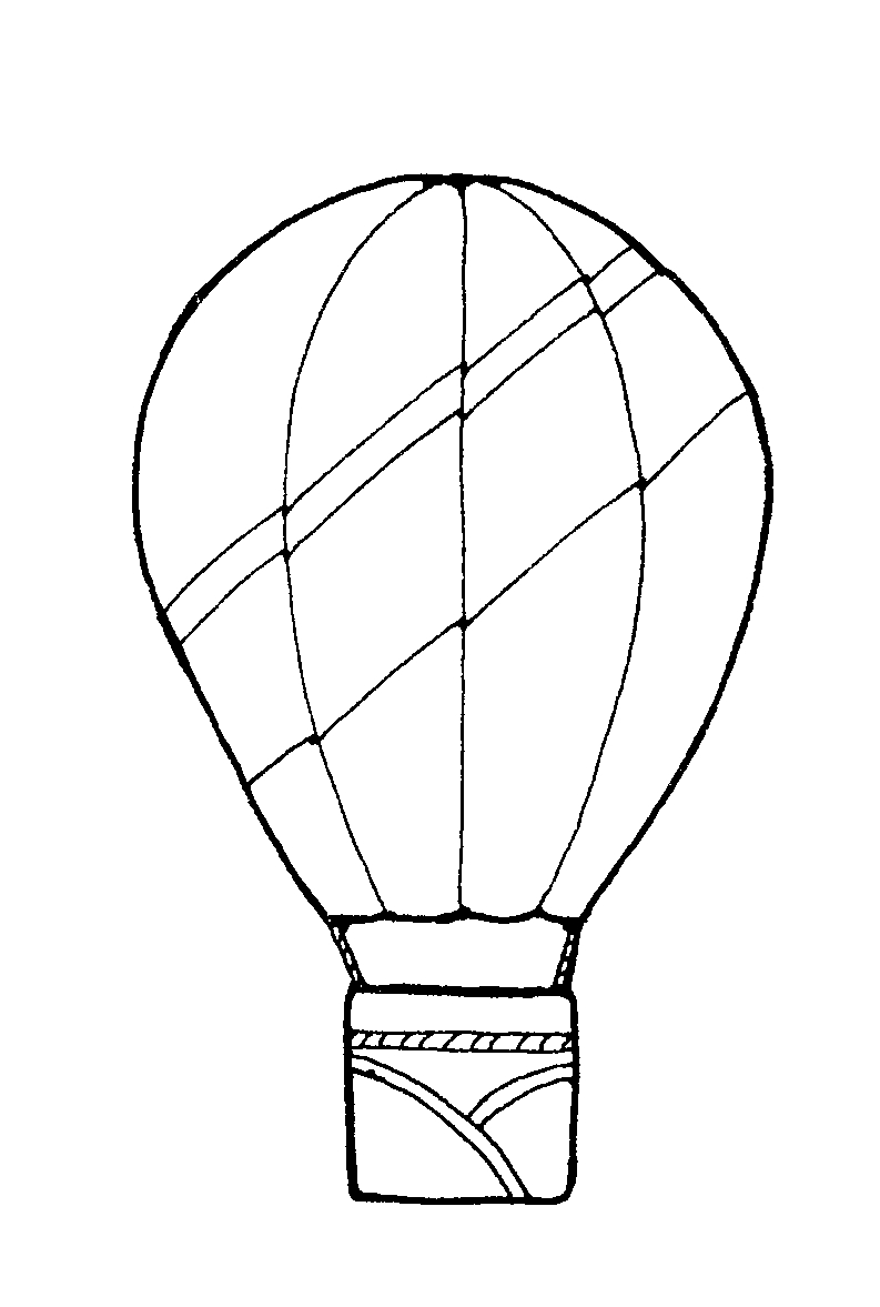 Malvorlage: Heißluftballon (Transport) #134678 - Kostenlose Malvorlagen zum Ausdrucken
