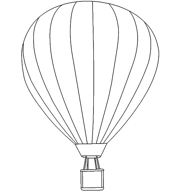 Malvorlage: Heißluftballon (Transport) #134684 - Kostenlose Malvorlagen zum Ausdrucken