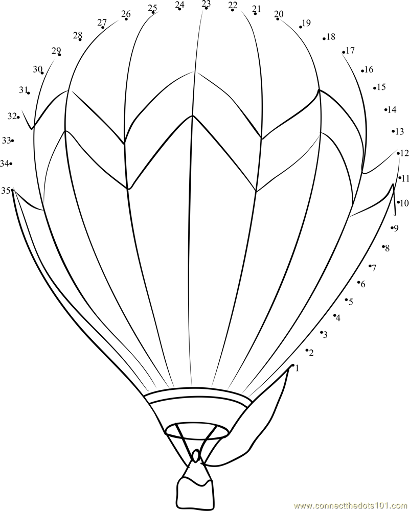 Malvorlage: Heißluftballon (Transport) #134687 - Kostenlose Malvorlagen zum Ausdrucken