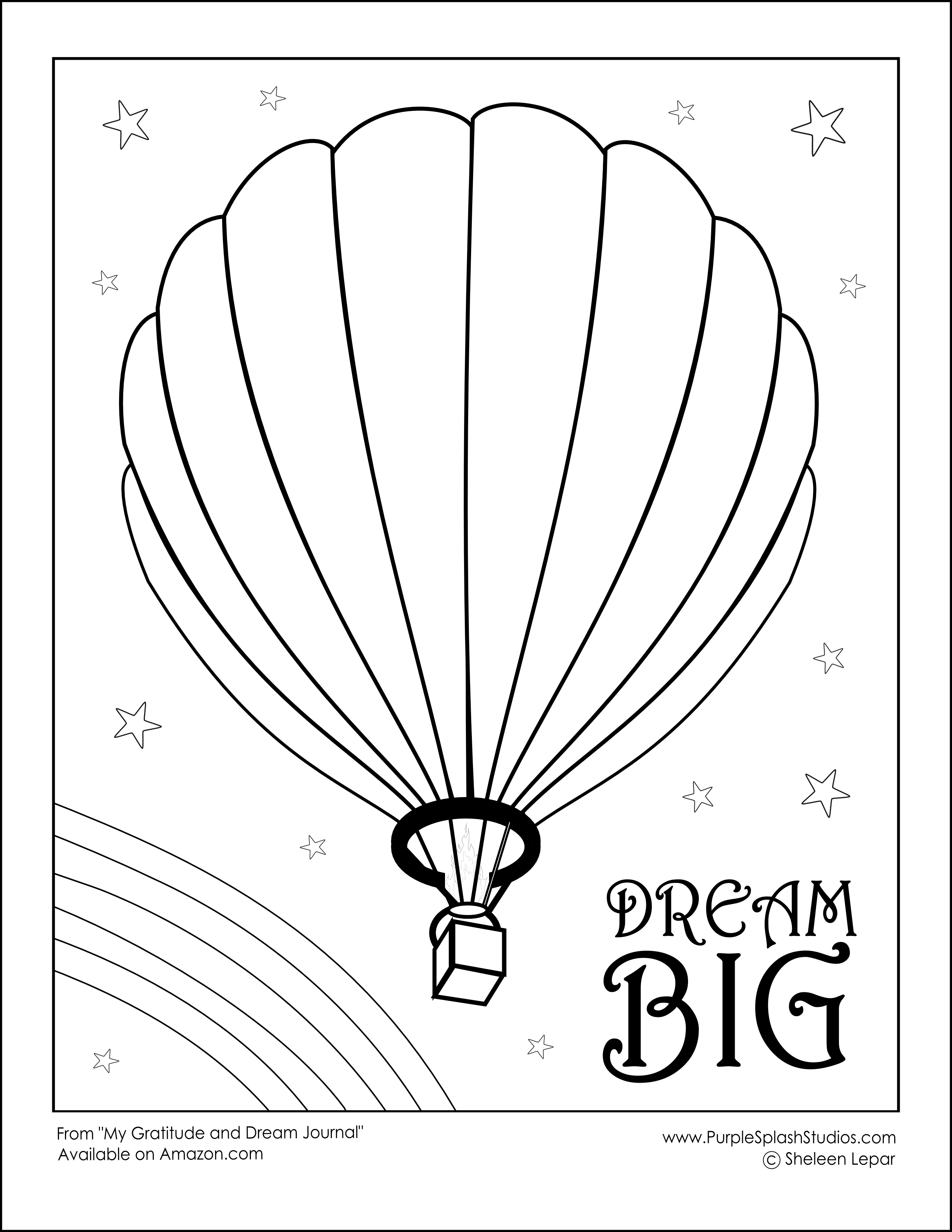 Malvorlage: Heißluftballon (Transport) #134700 - Kostenlose Malvorlagen zum Ausdrucken