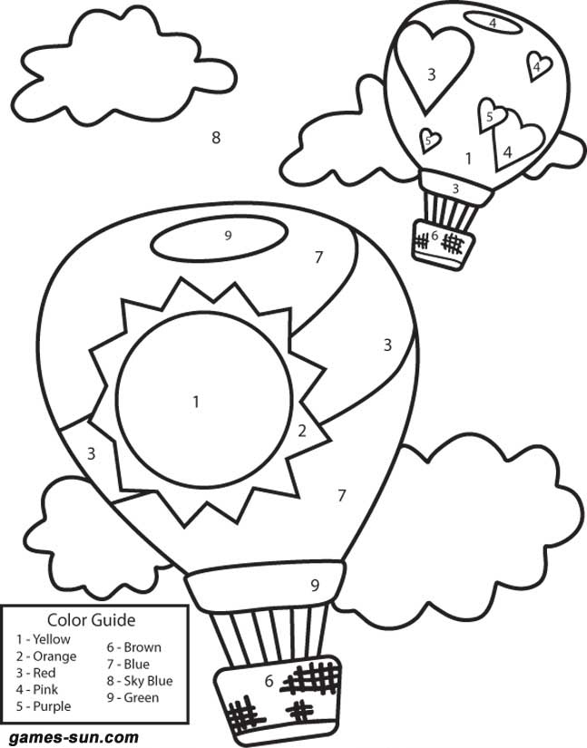 Malvorlage: Heißluftballon (Transport) #134702 - Kostenlose Malvorlagen zum Ausdrucken