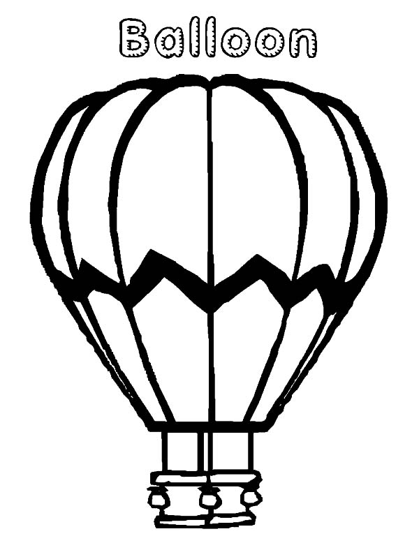 Malvorlage: Heißluftballon (Transport) #134714 - Kostenlose Malvorlagen zum Ausdrucken