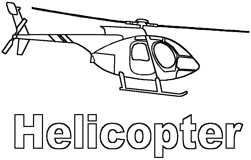 Malvorlage: Hubschrauber (Transport) #136028 - Kostenlose Malvorlagen zum Ausdrucken