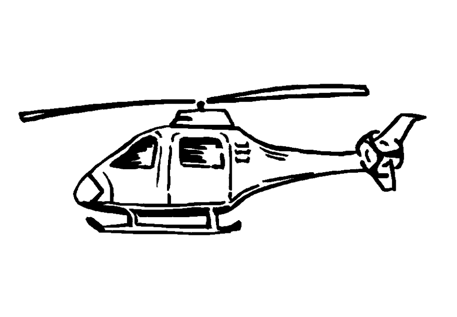 Malvorlage: Hubschrauber (Transport) #136029 - Kostenlose Malvorlagen zum Ausdrucken