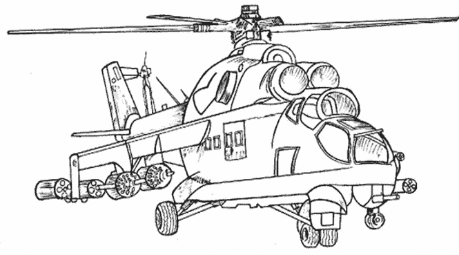 Malvorlage: Hubschrauber (Transport) #136037 - Kostenlose Malvorlagen zum Ausdrucken