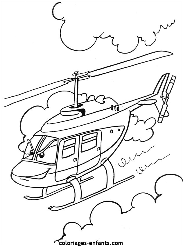 Malvorlage: Hubschrauber (Transport) #136053 - Kostenlose Malvorlagen zum Ausdrucken
