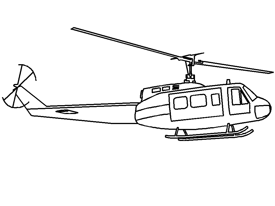 Malvorlage: Hubschrauber (Transport) #136064 - Kostenlose Malvorlagen zum Ausdrucken