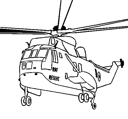 Malvorlage: Hubschrauber (Transport) #136078 - Kostenlose Malvorlagen zum Ausdrucken