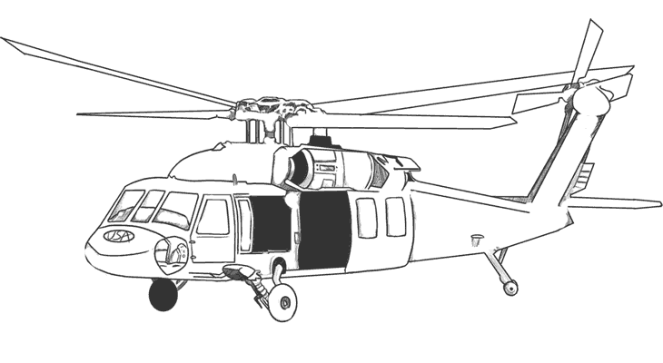 Malvorlage: Hubschrauber (Transport) #136103 - Kostenlose Malvorlagen zum Ausdrucken