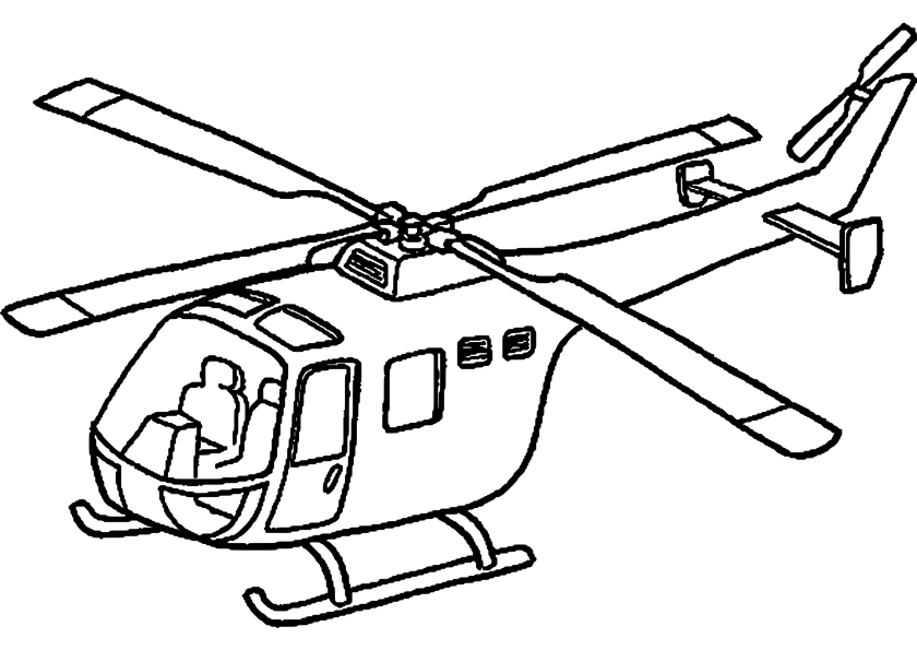 Malvorlage: Hubschrauber (Transport) #136117 - Kostenlose Malvorlagen zum Ausdrucken